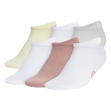 Adidas Women's Superlite Classic No Show Socks, 6-Pack