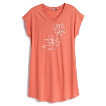 Yarn & Sea Women's V-Neck Nightshirt