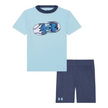 Under Armour Little Boys' Short Sleeve Tech Baseball Sets
