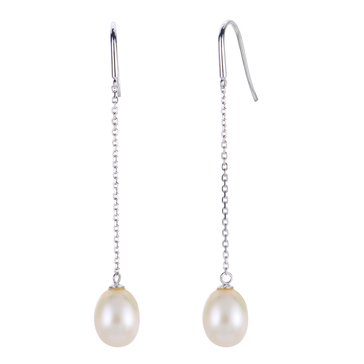 Imperial Freshwater Cultured Pearl Fish Hook Drop Earrings