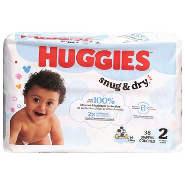 Huggies Snug and Dry Jumbo Pack, 38-Count
