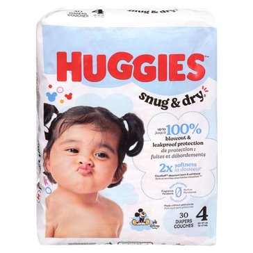 Huggies Snug and Dry Jumbo Pack, 30-Count