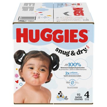 Huggies Snug and Dry Giga Pack, 92-Count
