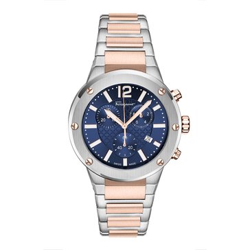 Salvatore Ferragamo Men's F-80 Bracelet Chronograph Watch