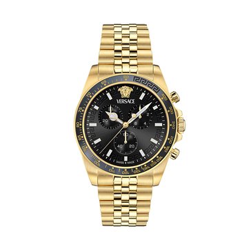 Versace Men's Greca Bracelet Chronograph Watch