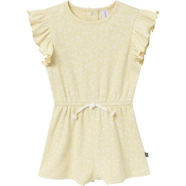 Gerber Baby Girls' Flutter Sleeve Romper