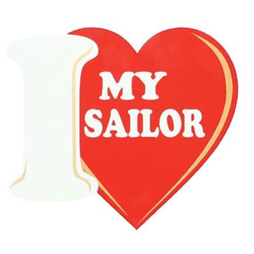 Mitchell Proffitt USN I LOVE MY SAILOR Decal