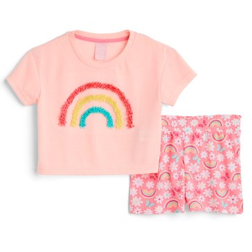 Jammers Big Girls' Boxer Short Sleep Sets, 2-Piece