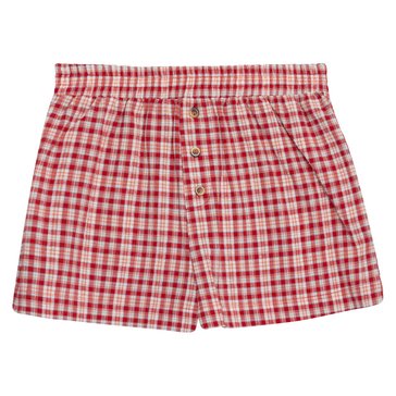 Speechless Big Girls' Red Plaid Boxer Shorts