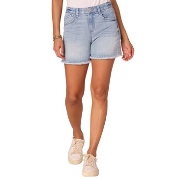Democracy Women's Ab Solution 5/22 High Rise Short with Clean Finish Fray