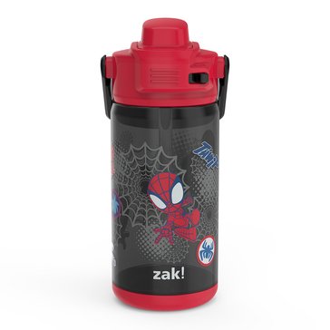 Zak Designs Spider-Man Beacon Straw Bottle, 16oz