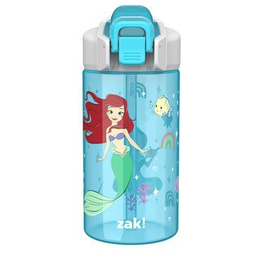 Zak Designs Princess Jubilee Straw Bottle, 16oz