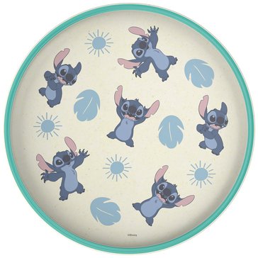 Zak Designs Lilo and Stitch Melamine Bamboo Plate