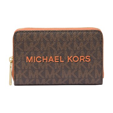 Michael Kors Jet Set Small Zip Around Card Case
