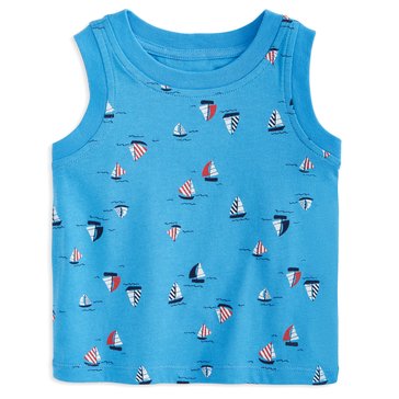 Wanderling Baby Boys' Sailboats Tank Top