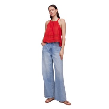 Gap Women's  Lace Trim Halter Top