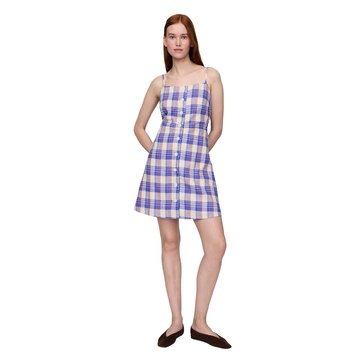 Gap Women's Sleeveless Tie Back Mini Dress