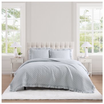 Harbor Home Ruffled Edge Quilt Set