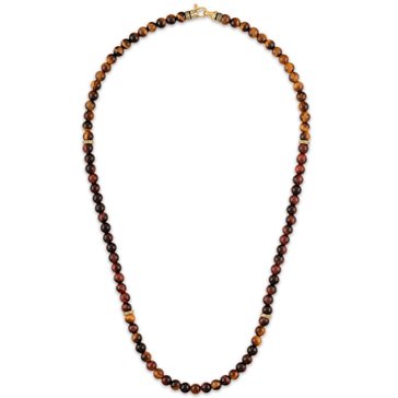 Esquire Men's Jewelry Red Tiger Eye Statement Necklace