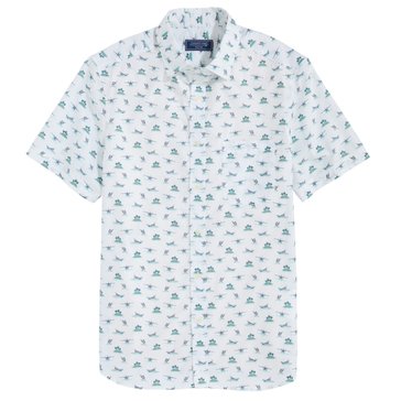 Vineyard Vines Men's Island Hopping Madras Shirt