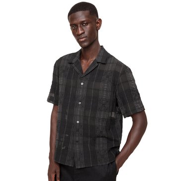 Banana Republic Men's St. Resort Lace Plaid Cotton Shirt