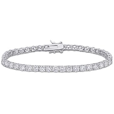 Sofia B. 9 1/2 cttw Created Moissanite Sterling Silver Tennis Bracelet
