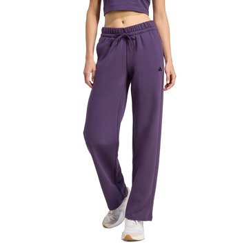 Adidas Women's Essentials Small Logo Feel Cozy Open Hem Pants