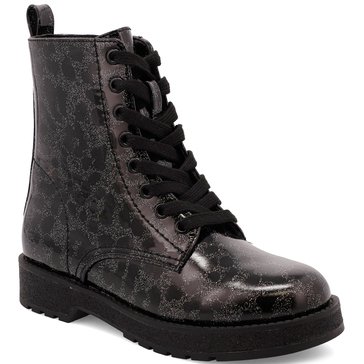 Mia Big Girls' Giulett Sparkle Leopard Boot