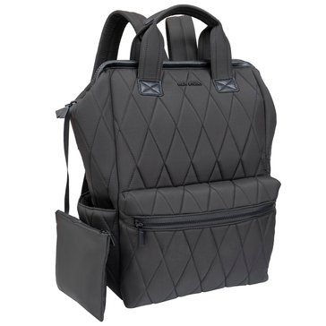Max Studio Diamond Puffer Nylon Quilted Backpack