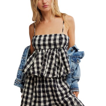 Free People Women's Mia Plaid Tank