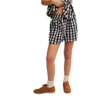 Free People Women's Get Free Seersucker Pull On Short