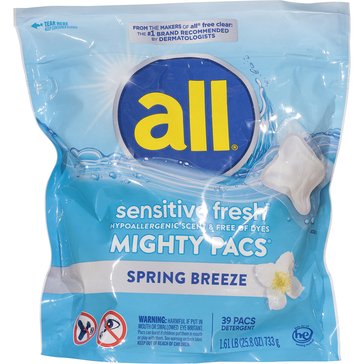 All Sensitive Fresh Mighty Pacs Laundry Detergent