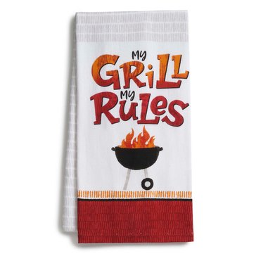 Kay Dee My Grill My Rules Terry Towel