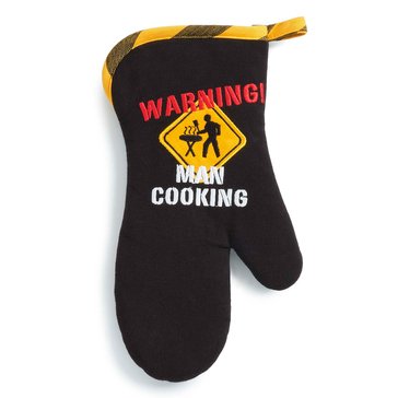 Kay Dee Warning Man Cooking Oven Mitt