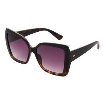 French Connection Women's Clover Oversized Cateye Sunglasses