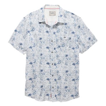 Flag & Anthem Men's Somers Short Sleeve Island Print Shirt