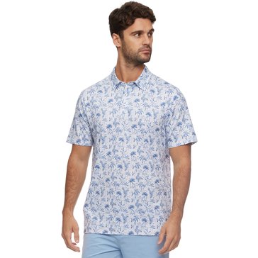 Flag & Anthem Men's Wilmette Striped Tropical Print Performance Polo