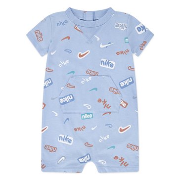 Nike Baby Boys' E1D1 All Over Print Short Sleeve Short Coverall