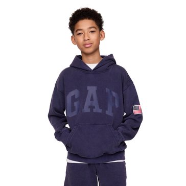 Gap Big Boys' Baggy Darted Americana Hoodie