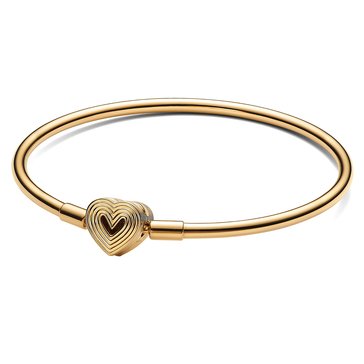 Pandora Radiating Heart Clasp Bangle