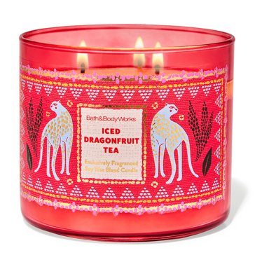 Bath & Body Works Iced Dragonfruit Tea 3-Wick Candle