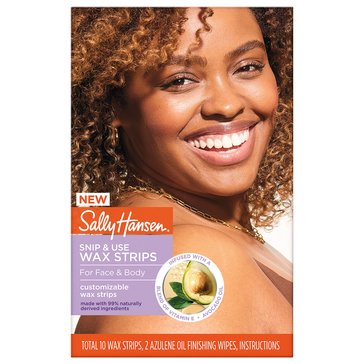 Sally Hansen Sugar Wax Strips, 10-Pack