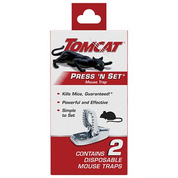 Tomcat Press 'N Set Mouse Trap, 2-Pack