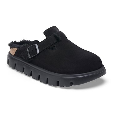 Papillio by Birkenstock Women's Boston Chunky Shearling Clog, Narrow Fit