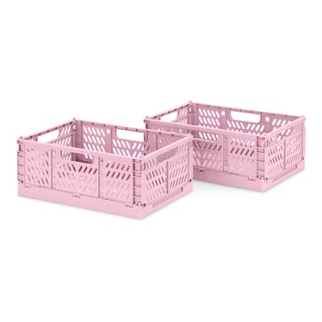 Whitmor Collapsible Medium Bin, Set of 2