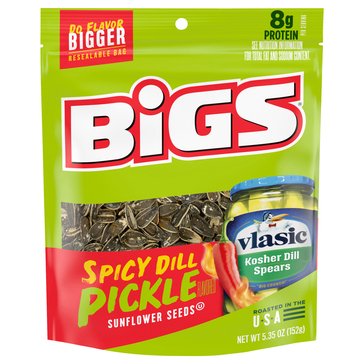 Bigs Spicy Dill Pickle Sunflower Seeds, 5.35 oz