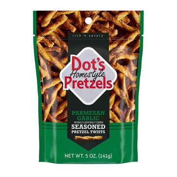 Dot's Homestyle Pretzels Garlic Parmesan Pretzels, 5 oz