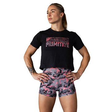 Born Primitive Women's Flag Crop Tee