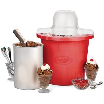 Nostalgia 4-Quart Plastic Ice Cream Maker