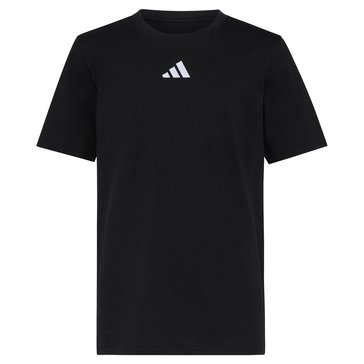 Adidas Big Boys' Small Embroidered Logo Tee